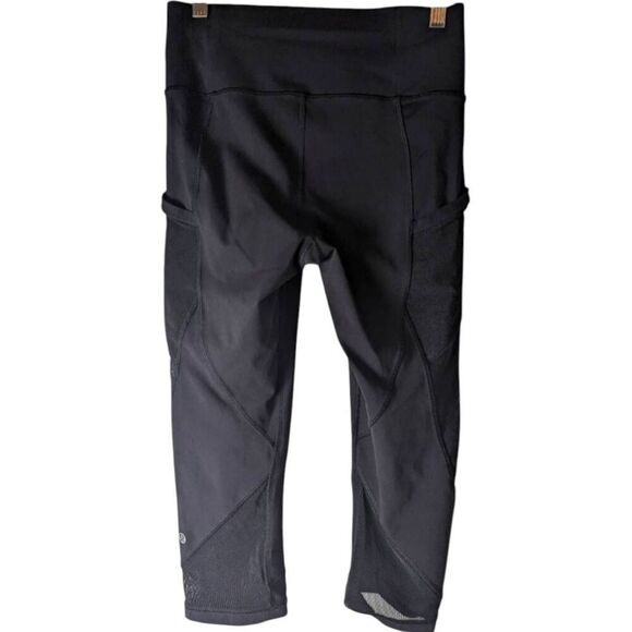 LULULEMON ATHLETICA Fast As Light Crop 'Black' Size 6 - Picture 9 of 10